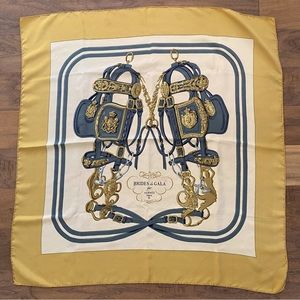 Hermès Brides de Gala silk scarf 90cm